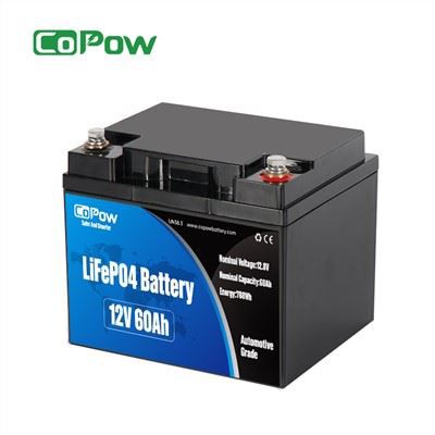 12V 60Ah lítium-iónová solárna batéria